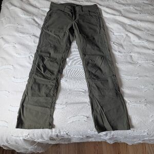 Prana Short Inseam Green Climbing/Hiking Pants